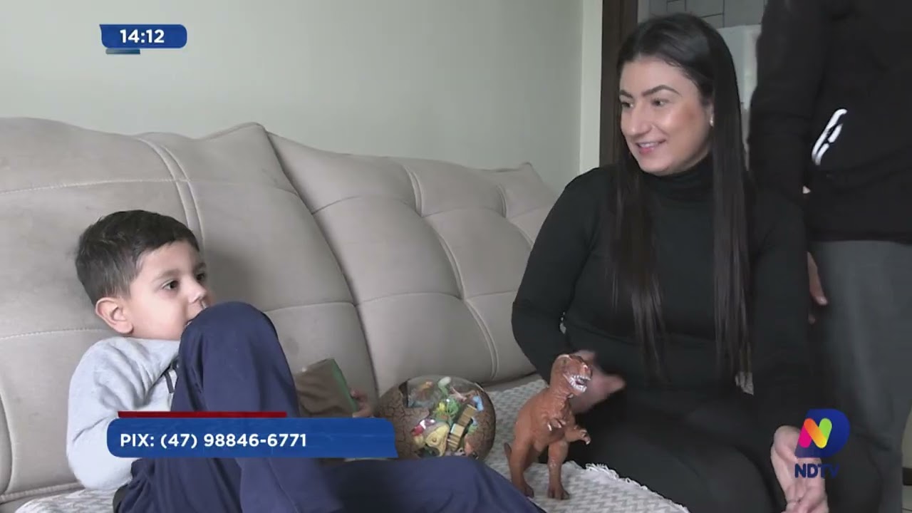 Rio do Sul: pequeno Arthur sofre com tumor raro e família pede ajuda da comunidade - QTU Questões do Universo
