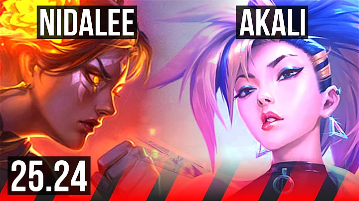 NIDALEE vs AKALI (TOP) | Grasp Of The Undying | KR Master | 25.24