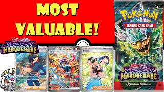 Most Valuable Pokémon Cards in Twilight Masquerade! Best Cards to Pull at PreRelease! (TCG News)