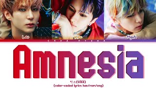 빅스(VIXX) Amnesia (Color-Coded Lyrics/가사 HAN/ROM/ENG)