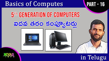5th Generations of Computers | ఐదవ తరం కంపుటర్లు |  Part - 16 | Basics of Computers | Nivas Info