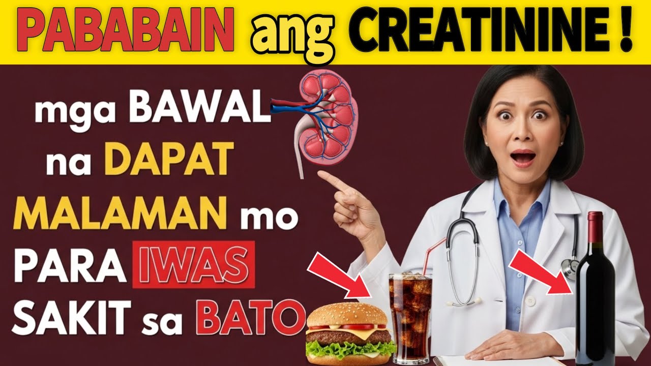Kidney Care 101: Mga Dapat Iwasan Para Bumaba ang Creatinine - Alamin ang Mga Alternatibo!
