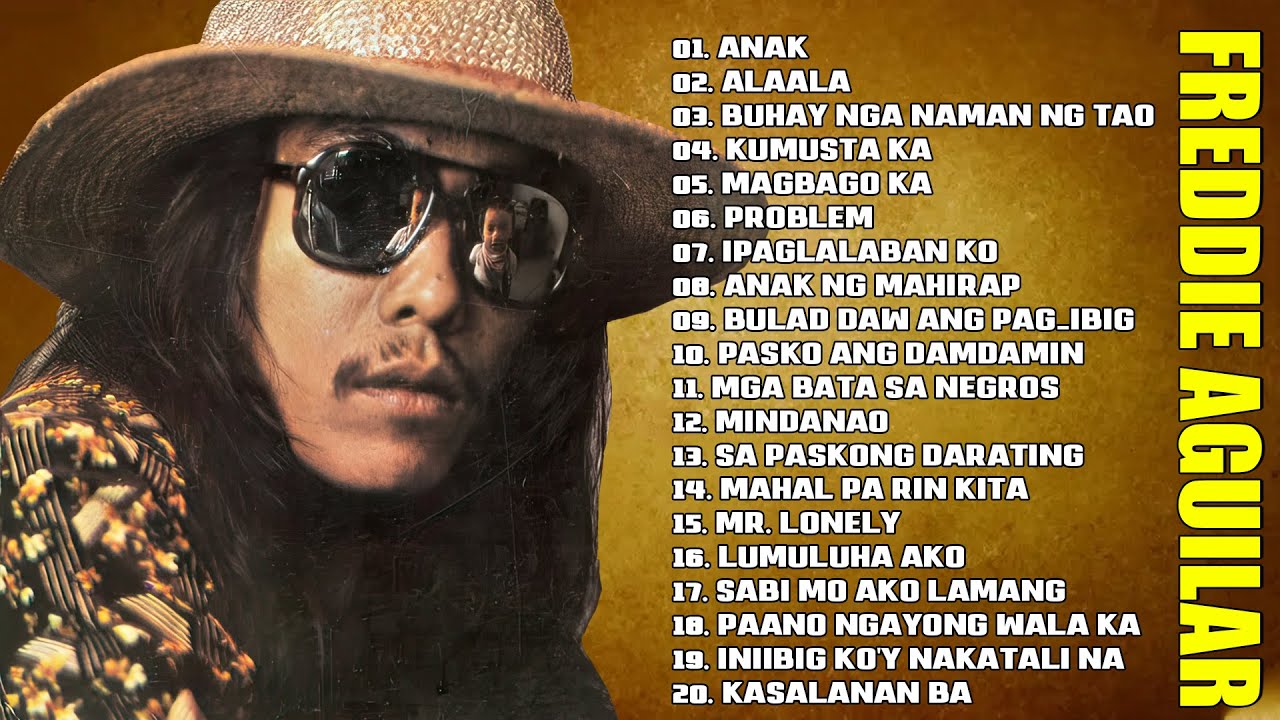 Freddie Aguilar Greatest Hits Nonstop Tagalog Love Songs Of All Time - Best of Freddie Aguilar