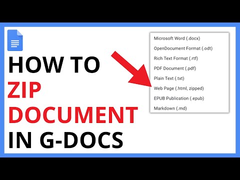 How to Zip Document in Google Docs [SIMPLE GUIDE] - YouTube