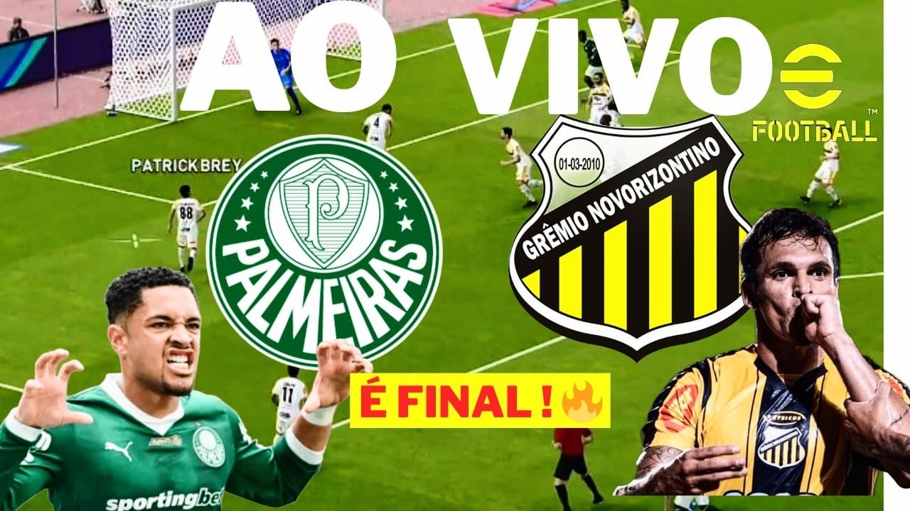 PALMEIRAS x NOVORIZONTINO AO VIVO COM IMAGENS 🔴 FINAL DO PAULISTÃO 2026 ⚽ASSISTIR JOGO AO VIVO