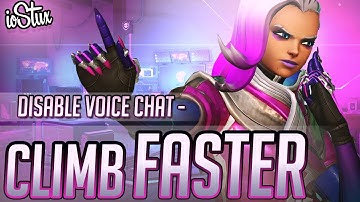 Climb FASTER by disabling Voice/Text Chat! (Overwatch)
