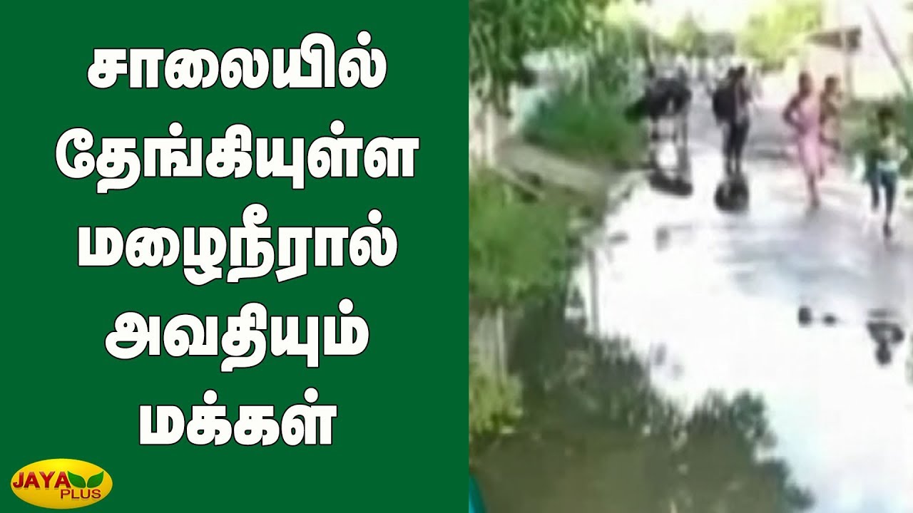 சாலையில் தேங்கியுள்ள மழைநீரால் அவதியும் மக்கள் Zamin Pallavaram YouTube