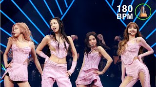 180 BPM 러닝 BLACKPINK 1시간 + 메트로놈