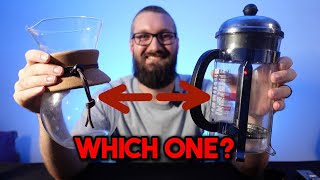 Comparison Pour Over Vs French Press - Bodum Coffee Maker
