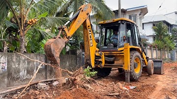 Jcb 3dx pulling out hard tree root #jcb #jcb3dx #jcbbackhoes #jcbcartoon #jcbmachine #jcbtractor