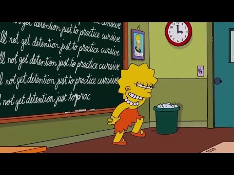 Lisa Replaces Bart in the Simpsons Intro