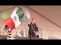 Mexico Fest 2012 - Angel Villalobos Singing 'Mexicanos, Al Grito de Guerra'