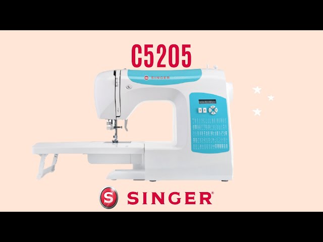 Sewing by Singer C5205 Machine - YouTube Computerised
