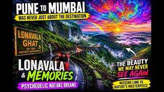 🌈 Pune–Mumbai Missing Link vs Lonavala Ghat | Psychedelic Nature Dreams & Lost Mountain Views