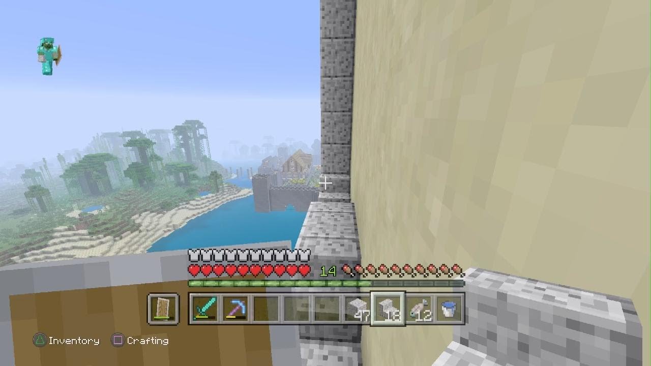 Minecraft ASMR building the 7 ancient wonders p12