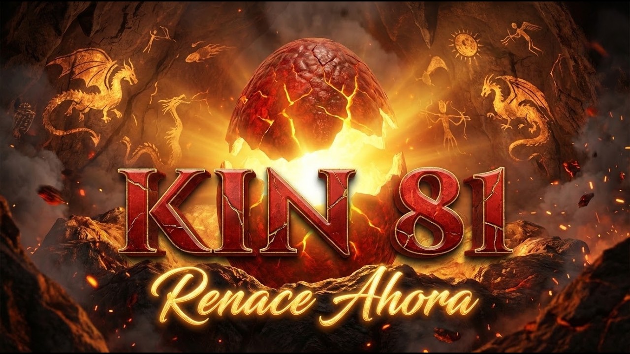 ¡Renace Ahora! 🐲 KIN 81: Dragón Eléctrico Rojo | Música Primordial y Ancestral