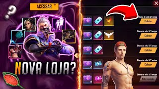 NOVA LOJA COM PASSE BARATO ESSE MÊS, CHAME SEUS AMIGOS, EVENTO DE VERÃO NO BRASIL E MAIS - FREE FIRE