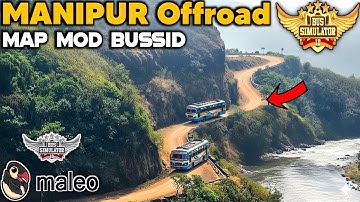 DOWNLOAD! 🔥 New MANIPUR OFFROAD Map Mod For Bus Simulator Indonesia।Bussid Mod Map 4.3.3