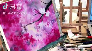 根子丘】櫻 武春 油彩画 根子丘】櫻 武春 油彩画 - メルカリ