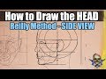 How to Draw the HEAD & FACE - Reilly Method SIDE VIEW - Art Tutorial