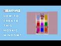 I Tried THIS Stunning Build Trick! 🎨 - How to Make a Colorful Mosaic Window in Heartopia Tutorial