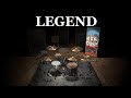 Legend - Proven only drums midi backing track