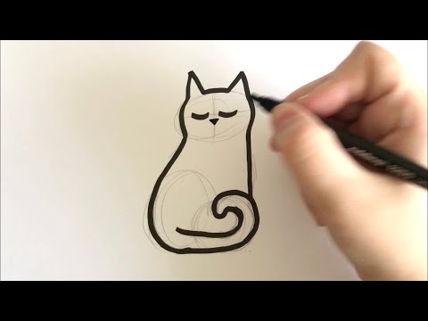 Kako nacrtati macku
