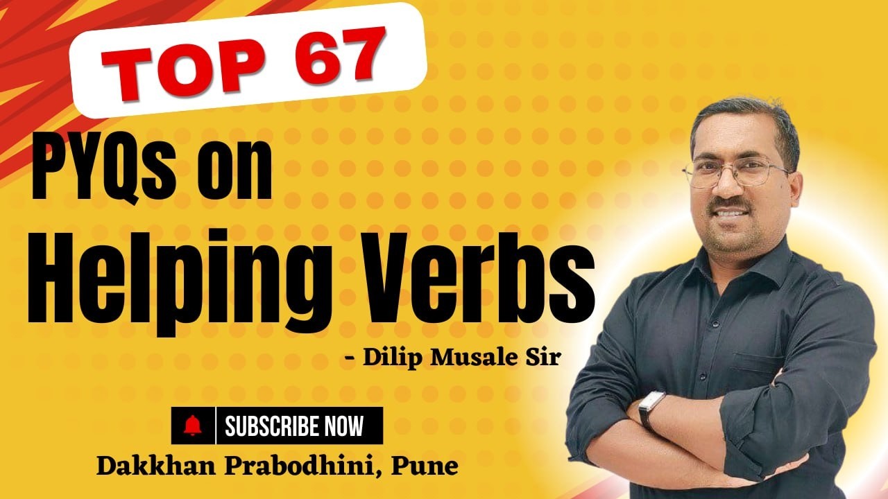 PYQs on Helping Verbs