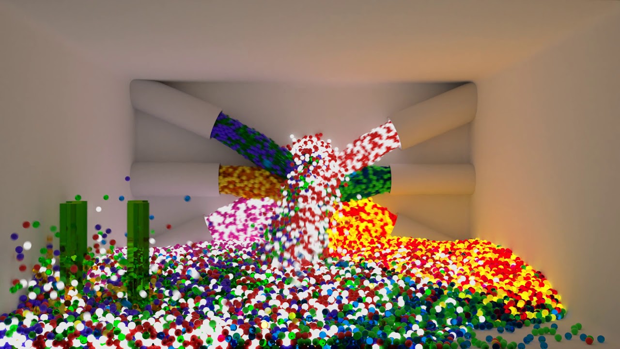 Molecular Room with 150K Particles (BLENDER) - YouTube
