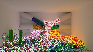 Molecular Room with 150K Particles (BLENDER)