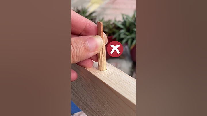 Great tip for securing a wooden dowel. #woodworking #short