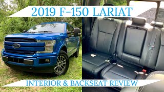 2019 Ford F-150 Lariat Interior & Backseat 