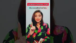 Advanced Vocabulary for 'FEAR' #english #vocabulary #pronunciation #synonyms #shorts #youtubeshorts