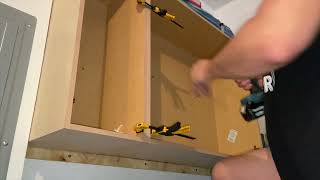 DIY: Hanging Garage Cabinets