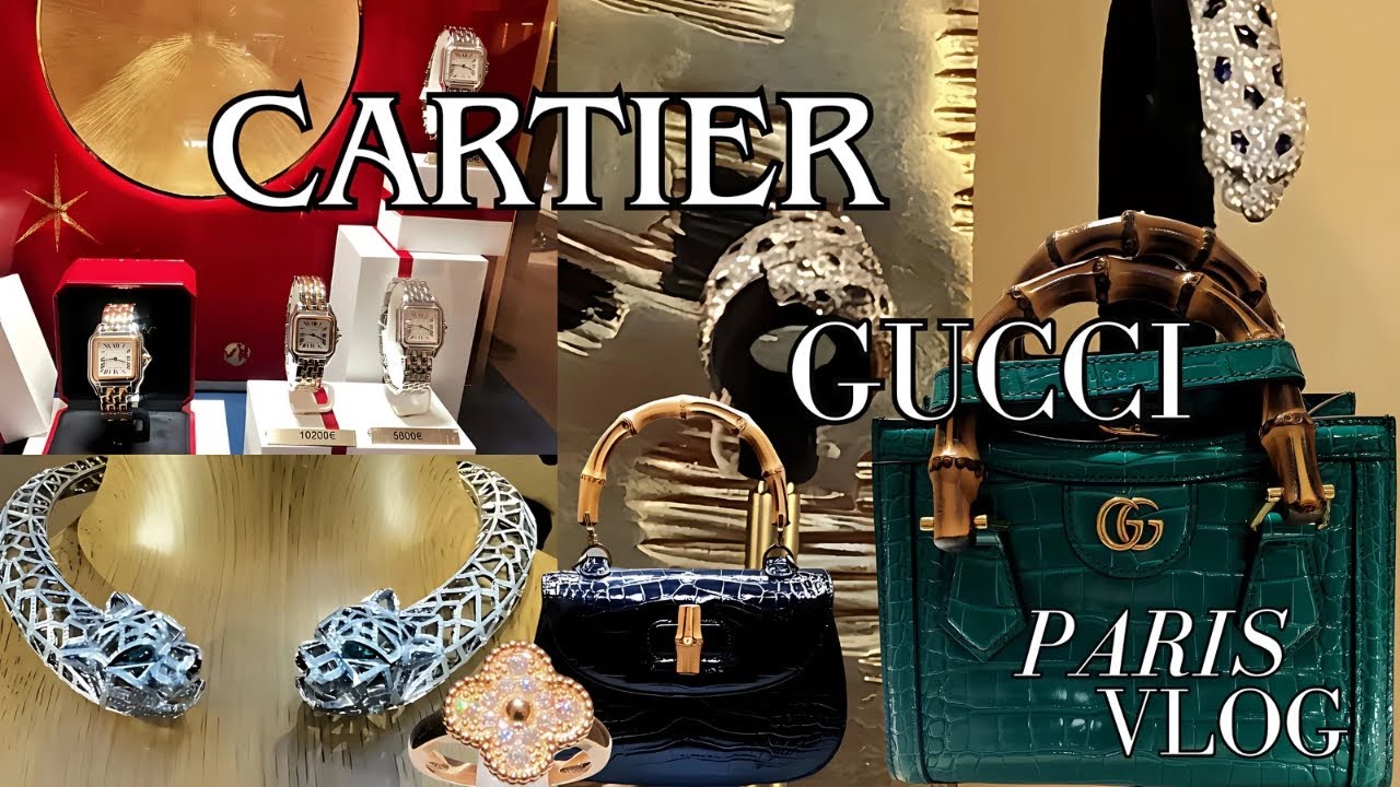 PARIS : TRIED GORGEOUS GUCCI BAGS worth €27,000 each || CARTIER, GUCCI,..|| Paris Fashion Vlog|4K