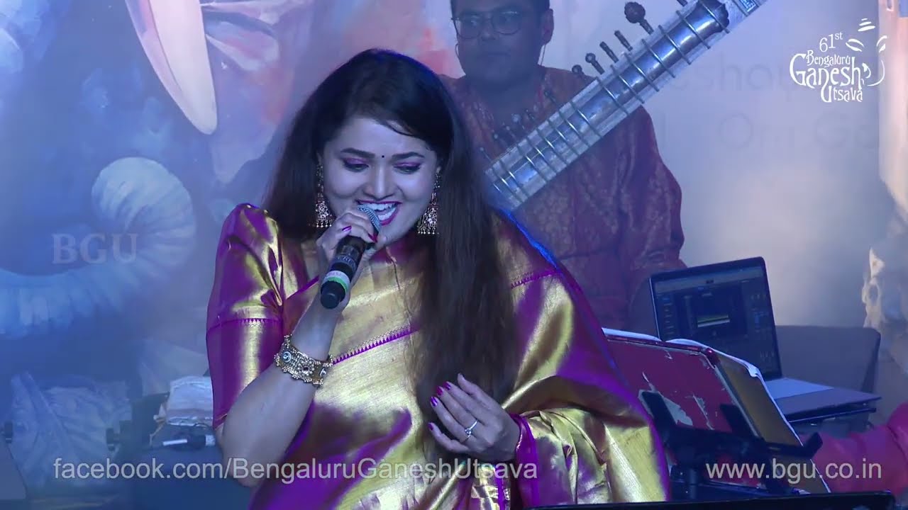 SWATHI MUTTHINA | Bannada Gejje | Hemanth Kumar | Anuradha Bhat | 61st Bengaluru Ganesh Utsava 2023