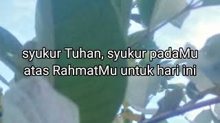Doa-ku 176 Syukur Tuhan. instrumen lagu rohani dengan lirik tanpa vokal "cover"