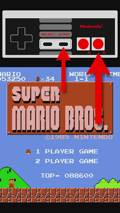 Hidden Cheat Code in Super Mario Bros! 😮