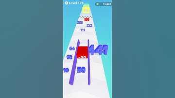 Number Master: Run And Merge Level 175 Gameplay Walkthrough Android #Shorts