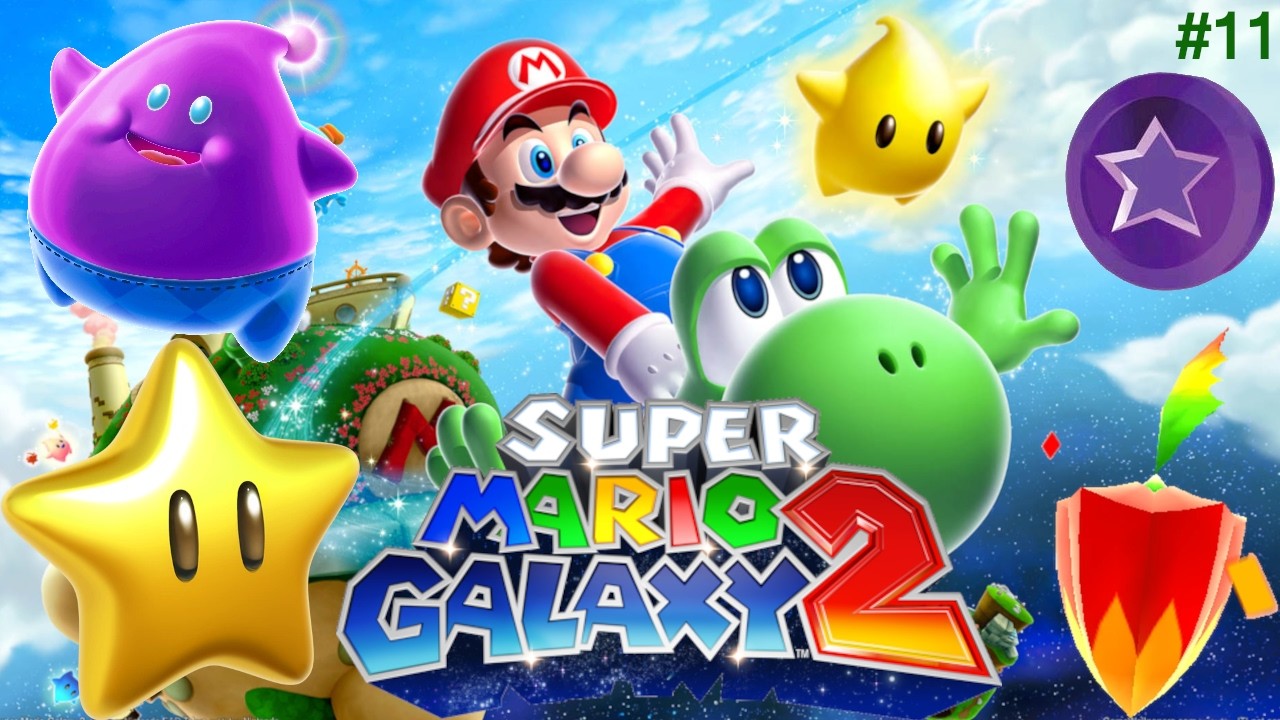 Super Mario Galaxy 2 #11 Trop RAPIDE Yoshi Est INCONTRÔLABLE Pour Prendre Les PIECES VIOLETTES !