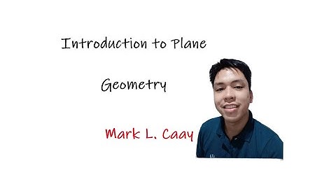 Introduction to Plane Geometry