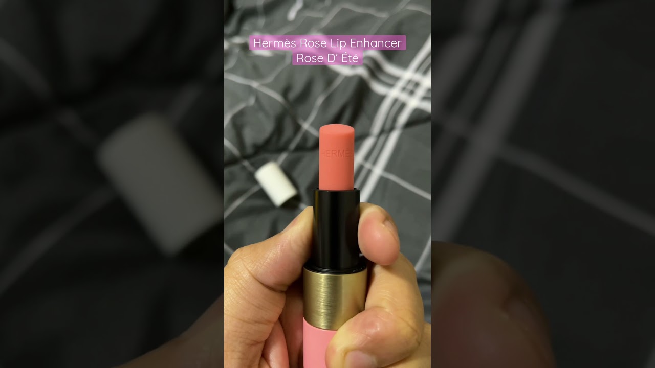 Hermes Lip Enhancer Comparison Rose D'ete, Rose Tan & Rose Abricote  (+Giveaway) 