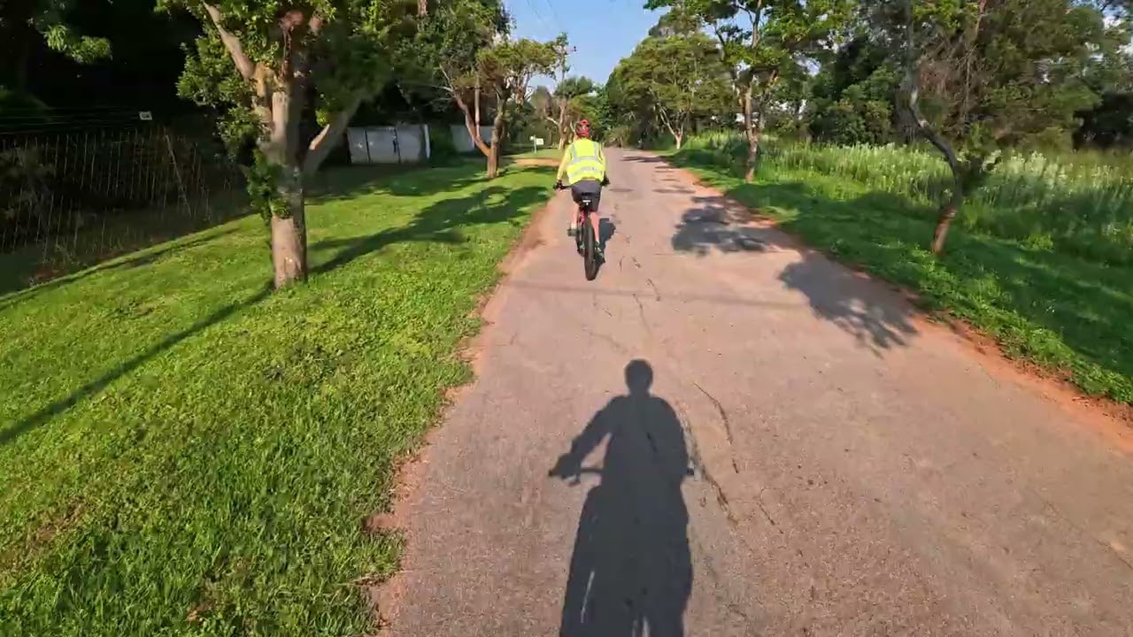 Scenic cycling in Midrand