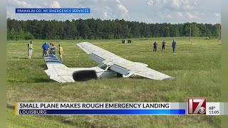 Small plane makes rough emergency landing in Franklin County