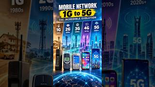 1G to 5G: The Incredible Evolution of Mobile Networks 📱⚡