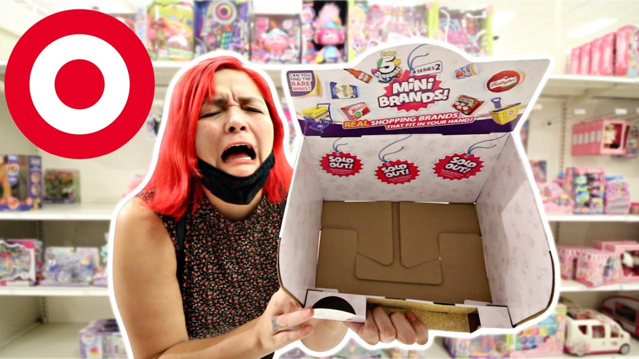HUNTING FOR MINI BRANDS AT TARGET - YouTube