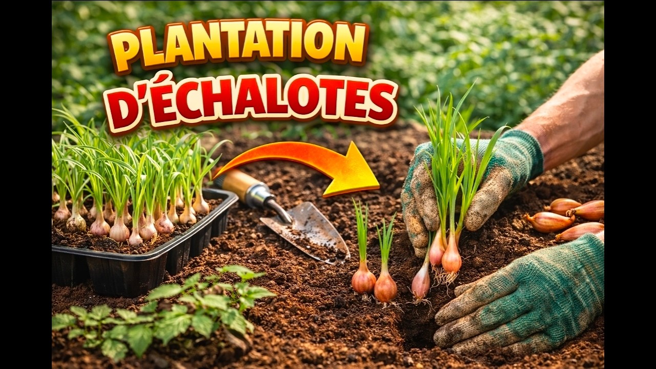 ECHALOTE PLANTATION -Comment bien le faire
