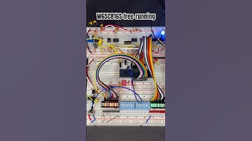 W65C816S free-running #breadboardcomputer #microprocessor