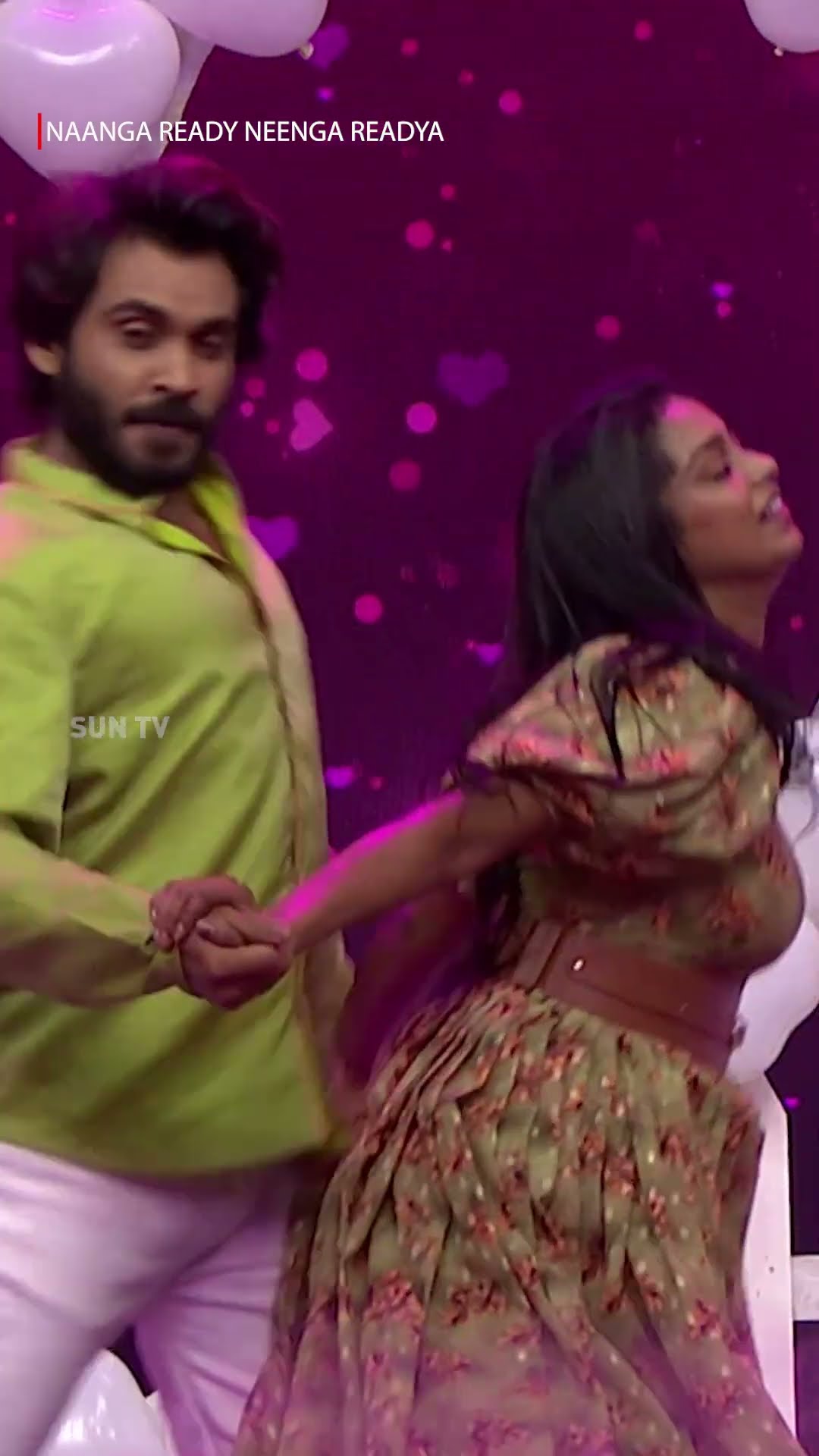 என்ன ஒரு Romantic Performance யா❤️| Naanga Ready Neenga Readya | Sun TV #shorts