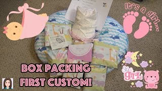 Custom Reborn Baby Box Packing! My First Custom!